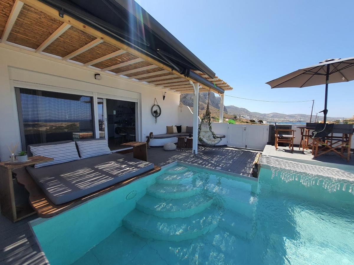 Tramonto Luxury Villa No2 - Breathtaking Sunset View Foinikion Exterior photo